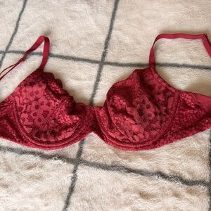 Victoria's Secret Scarlet Lace Bra